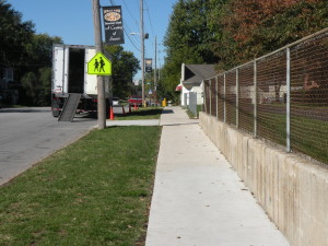 Sedaila Sidewalk Near School After Construction