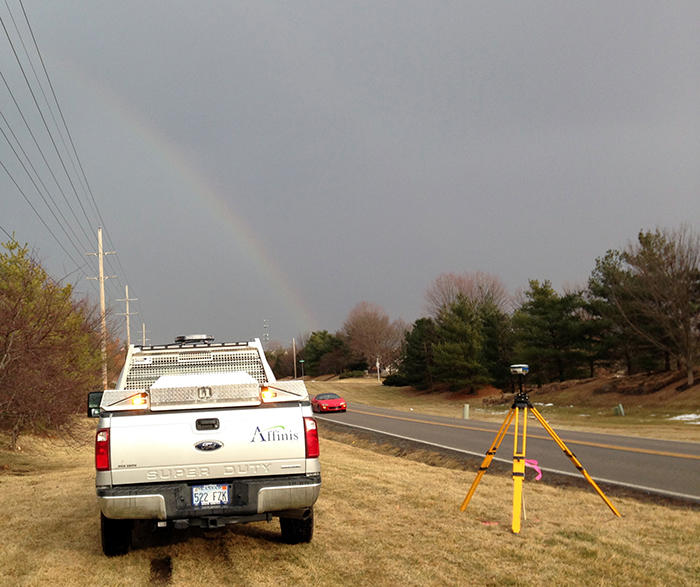 affinis truck with rainbow