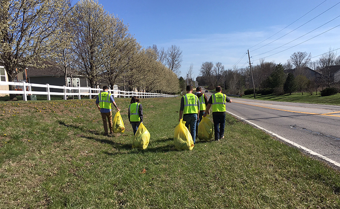 affinis roadway clean up