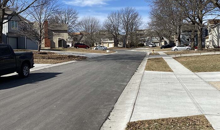 Overland Park Delivers Roadway Improvements to Local Neighborhood